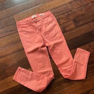 EUC Jessica Simpson Coral Skinny Pants